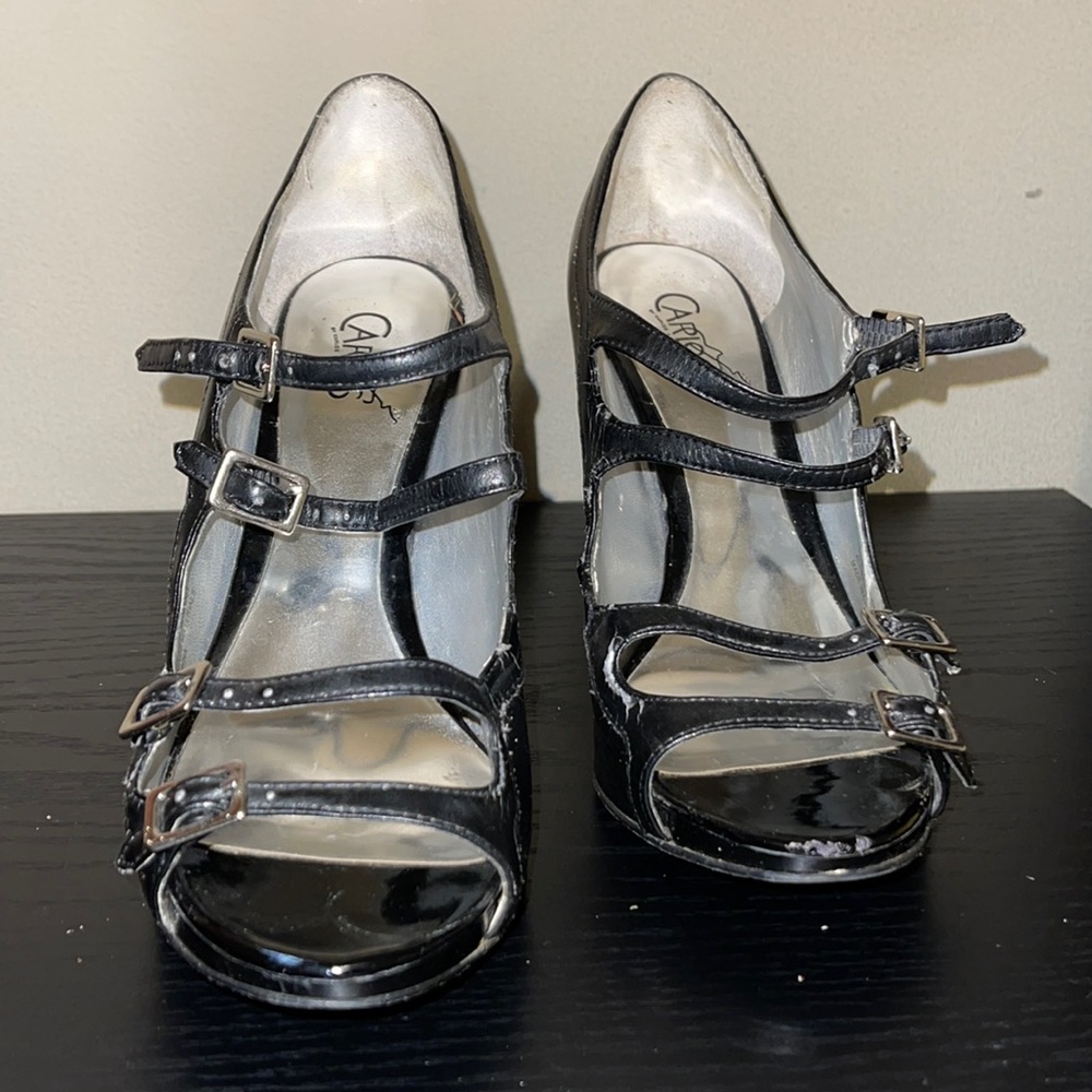 BLACK CARLOS HEELS